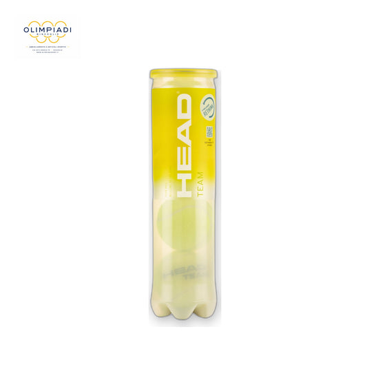 HEAD PALLINE TENNIS TEAM TUBO 4 PEZZI 575704