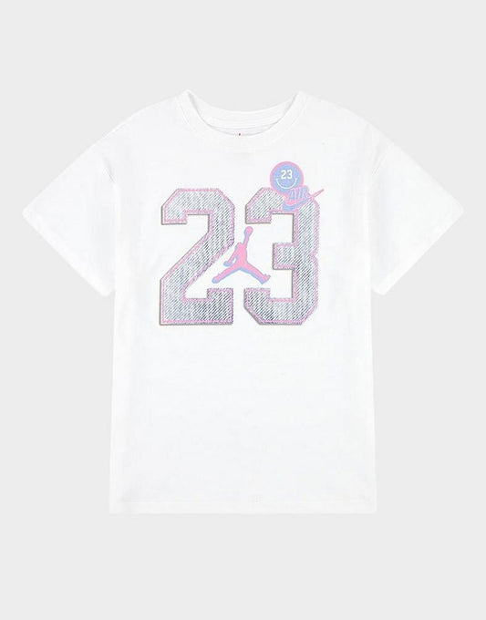 JORDAN JDG BLUE JEANS & BLING SS TEE 45F216-001