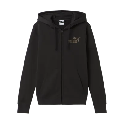PUMA ESS+ RHINESTONE FZ HOODIE 696923-01