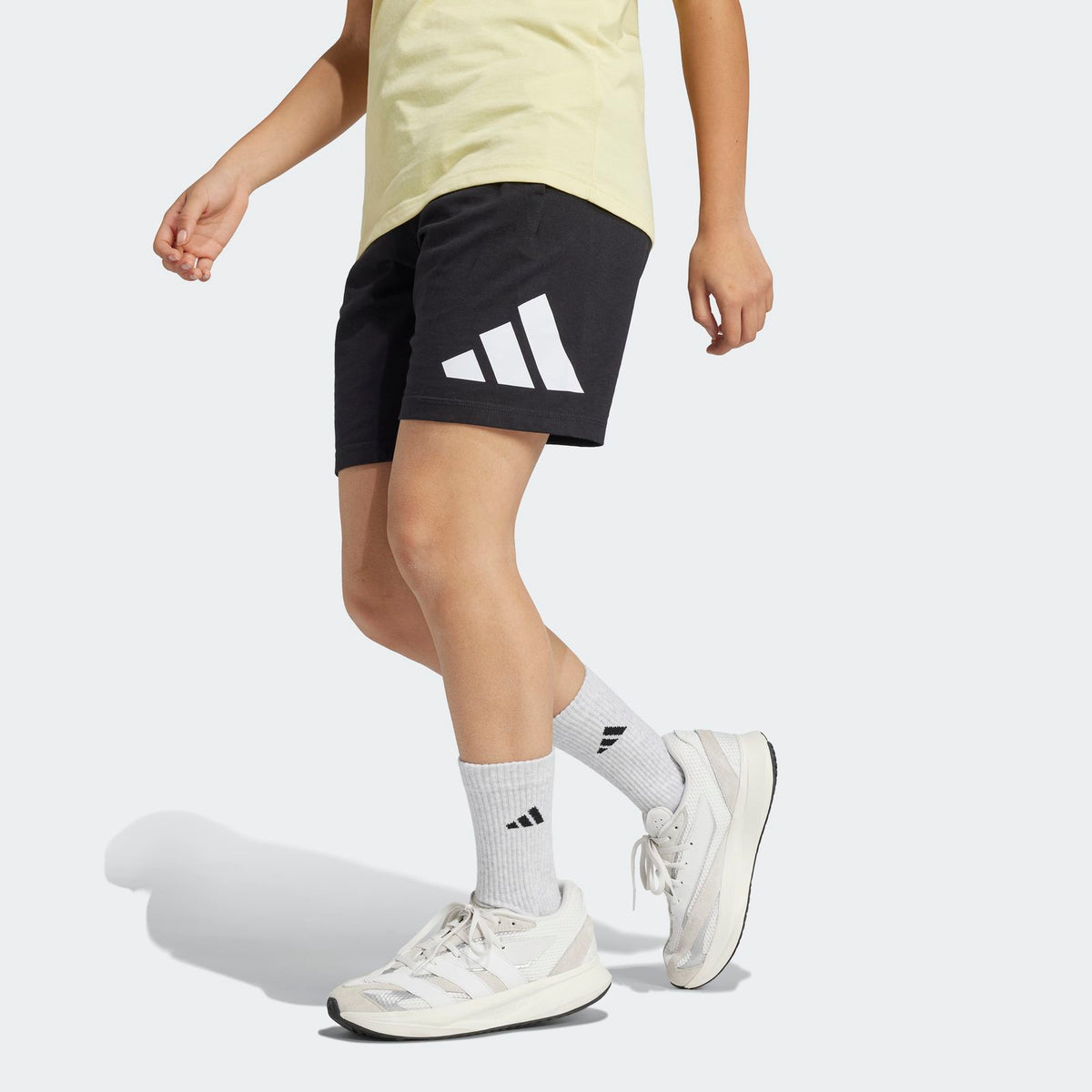 Adidas short Big Logo bambino nero/bianco JE1391