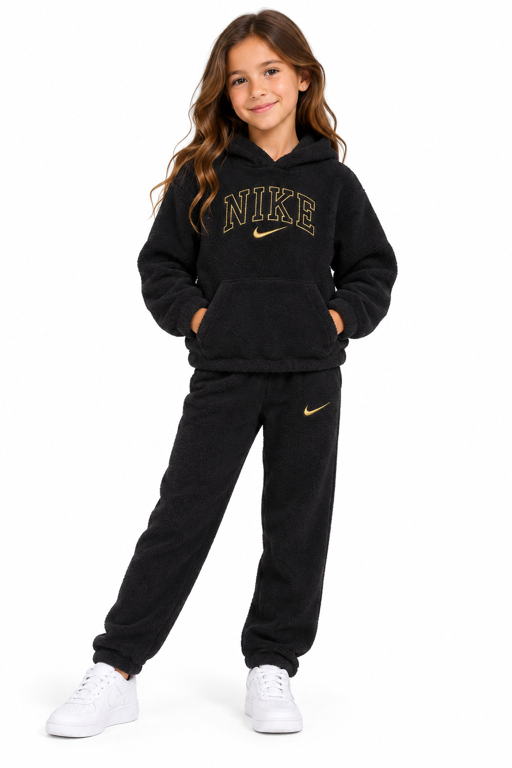 NIKE COMPLETO TEDDY SWOOSH SPIRIT NEONATA 16M496-023