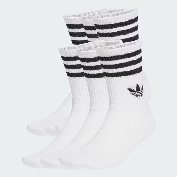 ADIDAS 3S CALZE ORIGINALS CREW S 6P WHITE (JV7410)