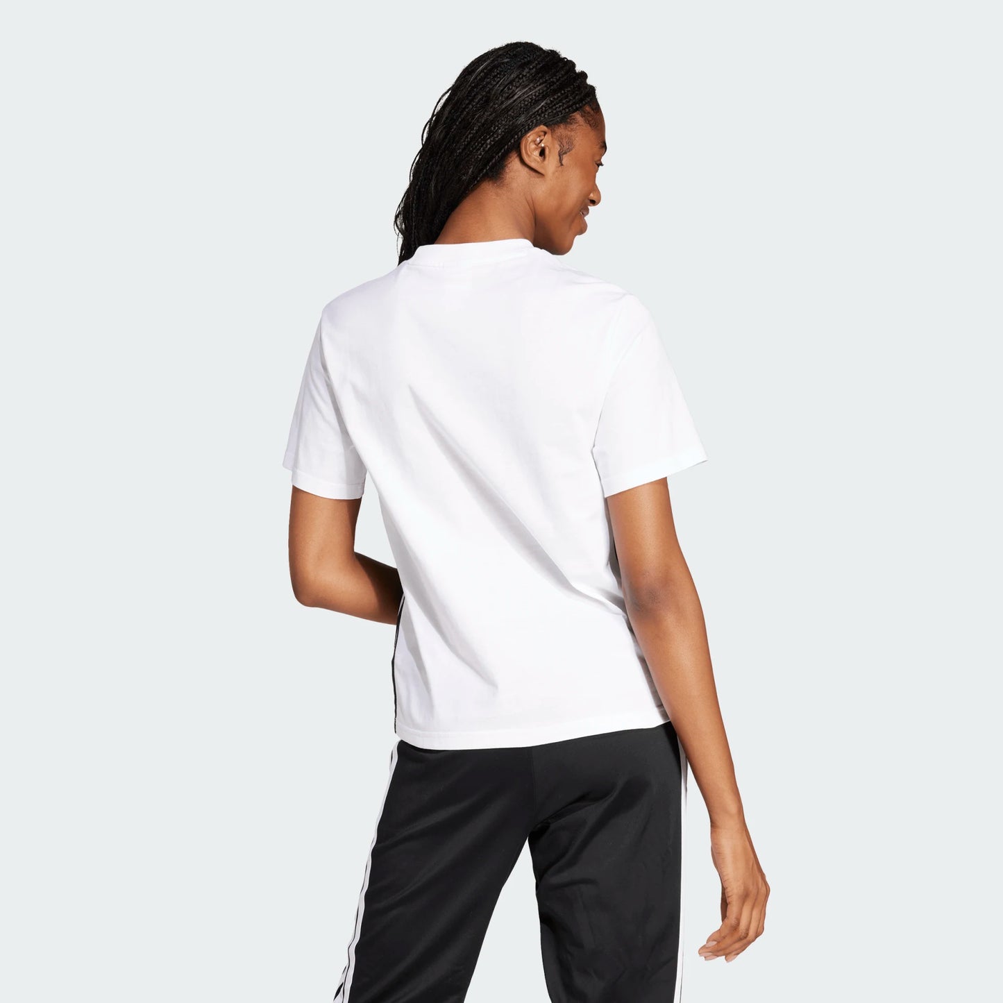 ADIDAS W 3S SJ T WHITE/BLACK (JD0844)