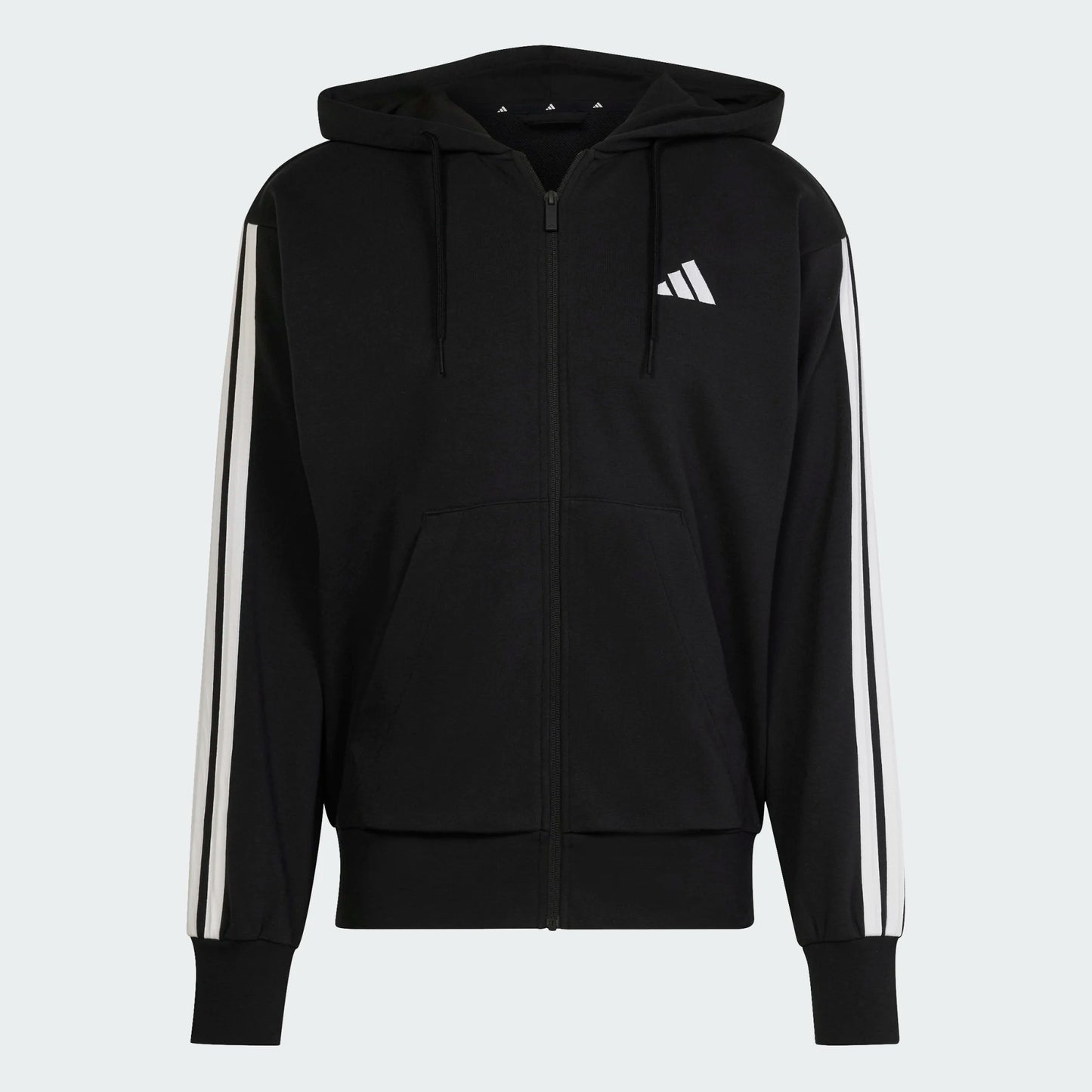 ADIDAS M 3S FT FZ HD BLACK/WHITE (JD1877)