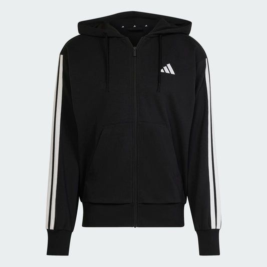 ADIDAS M 3S FT FZ HD BLACK/WHITE (JD1877)