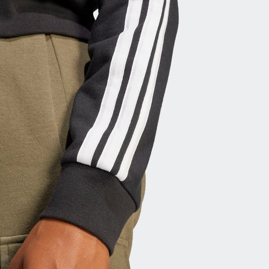 ADIDAS W 3S FT FZ HD BLACK/WHITE (JE0052)