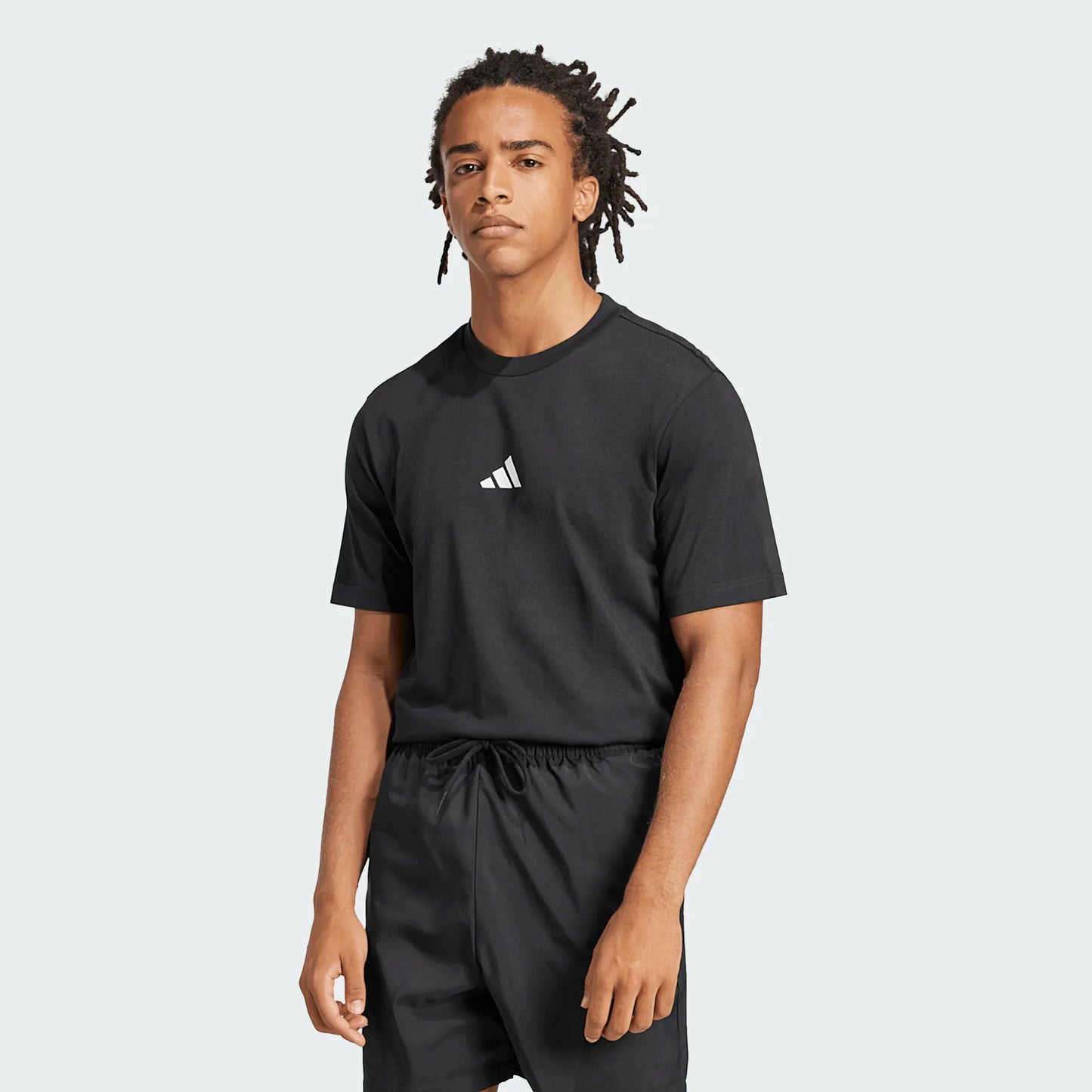 ADIDAS M SL SJ T BLACK/WHITE (JE9024)