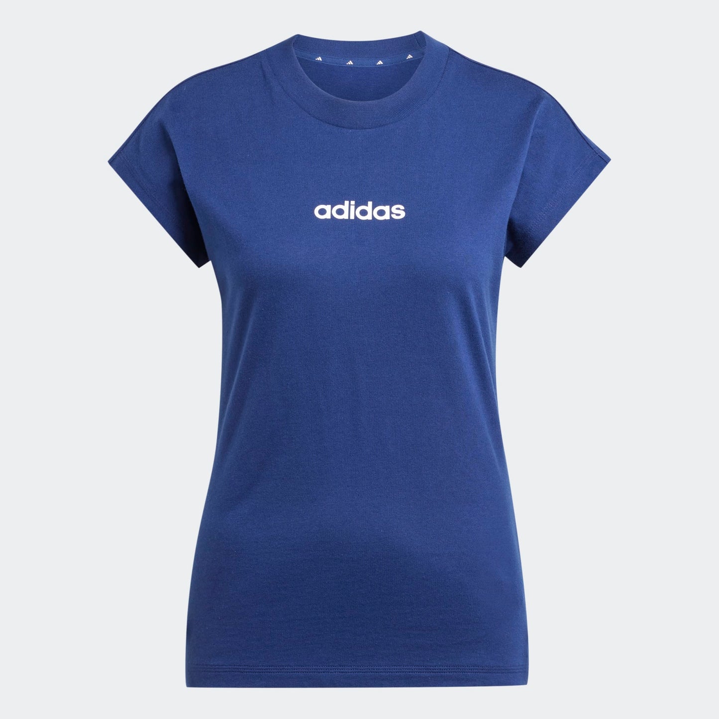 ADIDAS W LIN SJ T DKBLUE/WHITE (JG8658)
