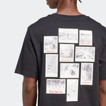 T SHIRT M GALLERY T         BLACK