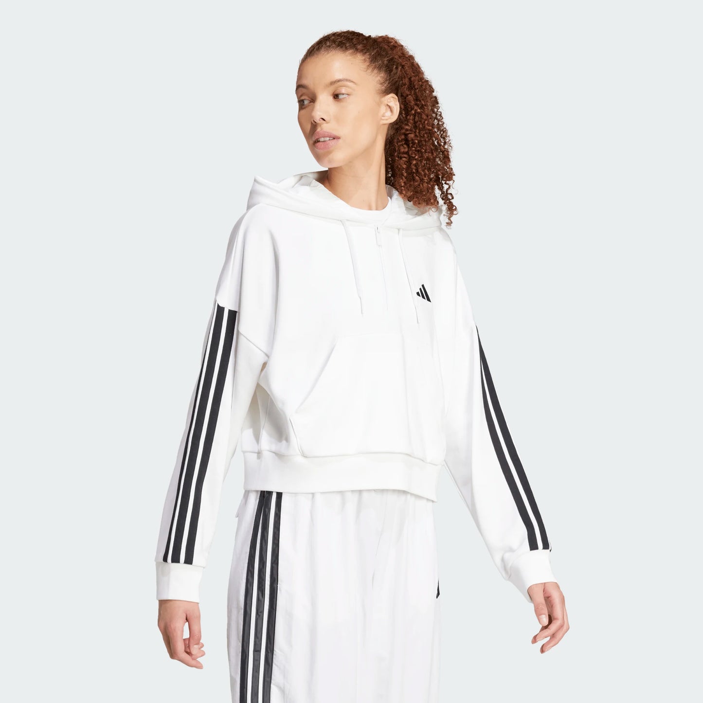 ADIDAS W 3S FT QZ HD WHITE/BLACK (JN1948)