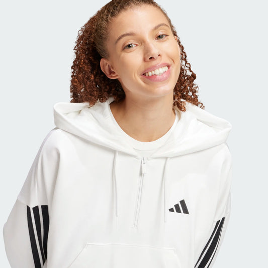 ADIDAS W 3S FT QZ HD WHITE/BLACK (JN1948)