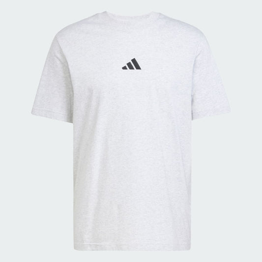 Adidas t-shirt Essentials Small Logo uomo grigio/nero JF1100