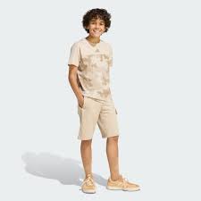 ADIDAS J CAMO FT SHORT CRLI/HEMP (KB6843)