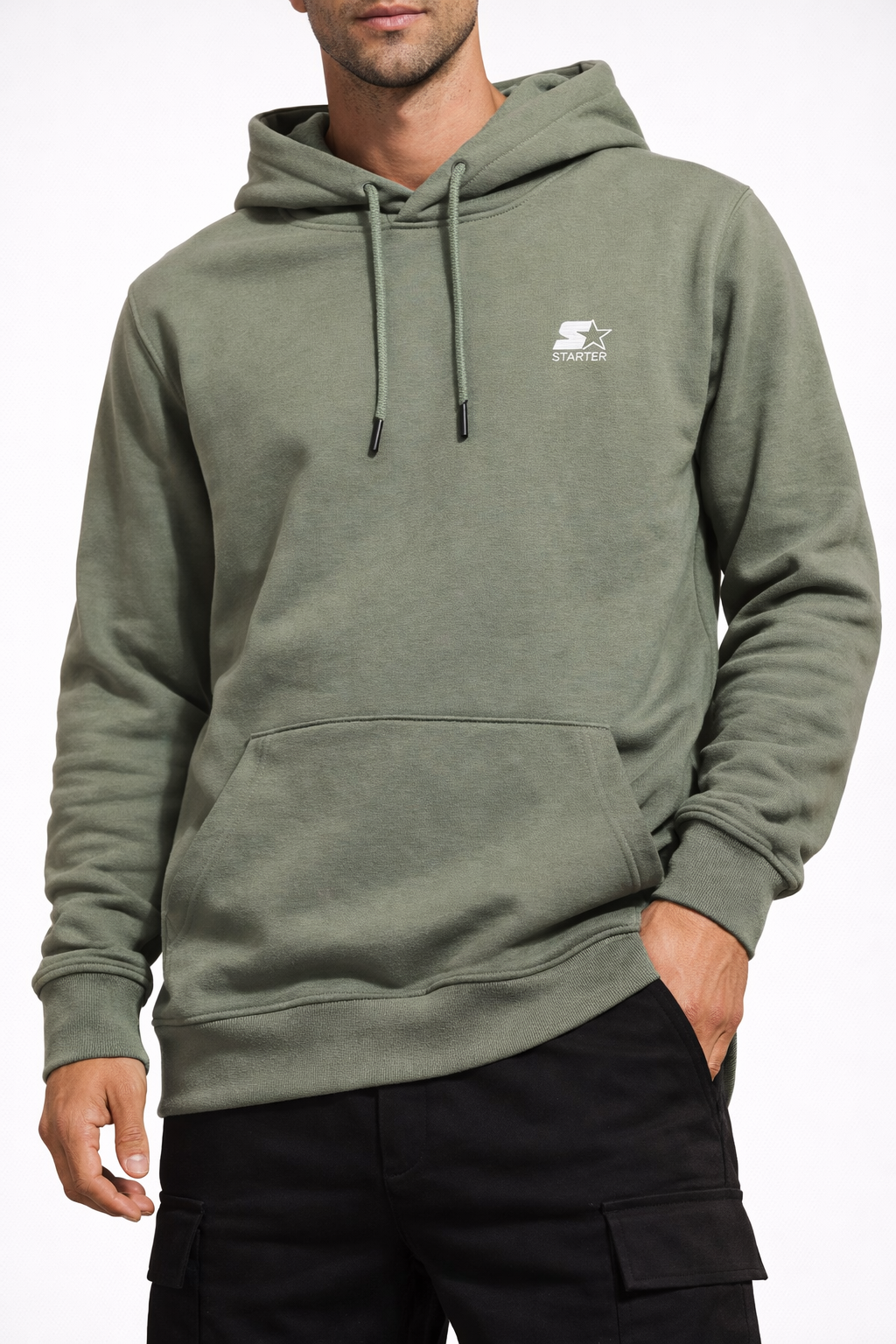 FELPA CC M 74317 VERDE POLVERE