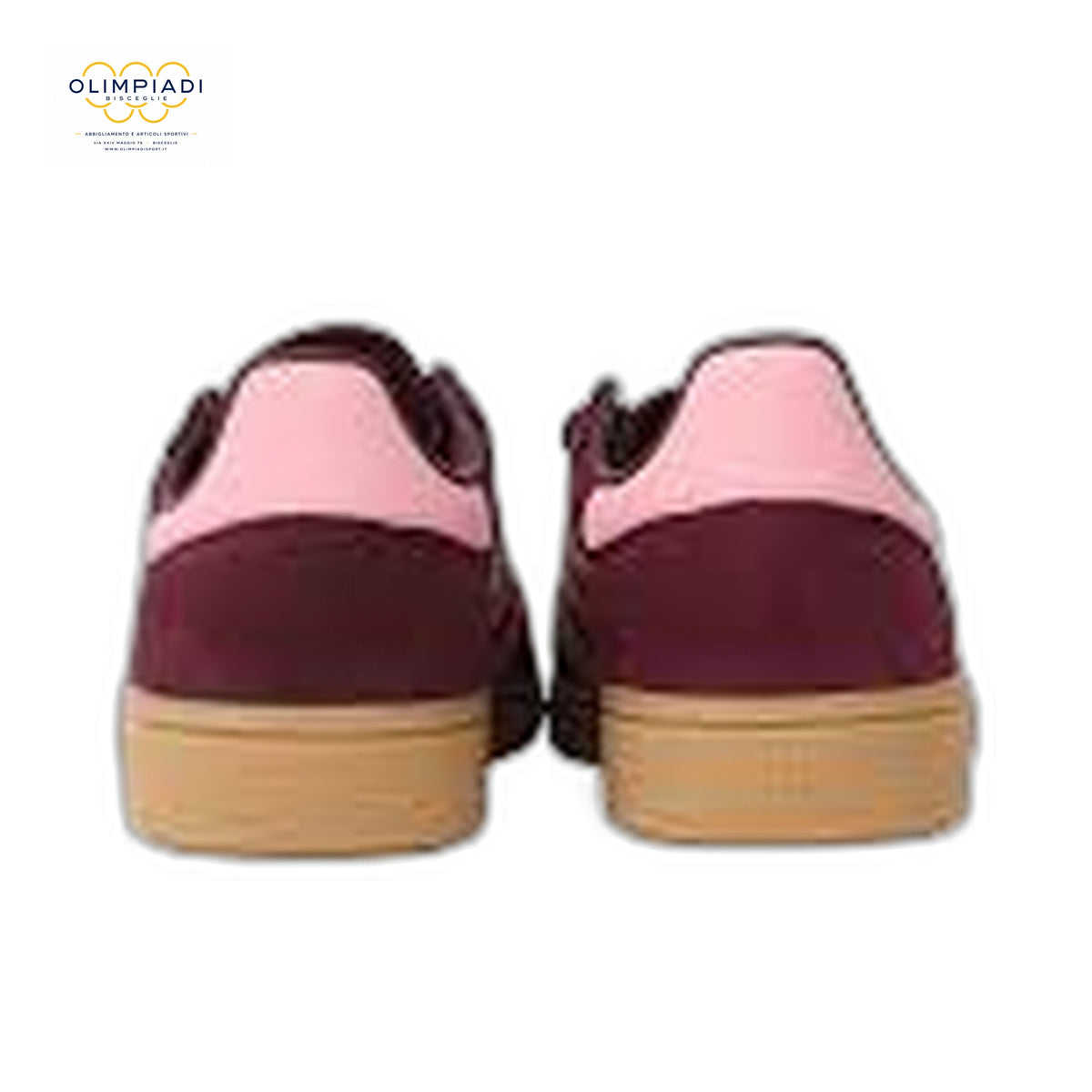 ADIDAS SNEAKERS HANDBALL SPEZIAL DONNA BORDEAUX/ROSA KI6804