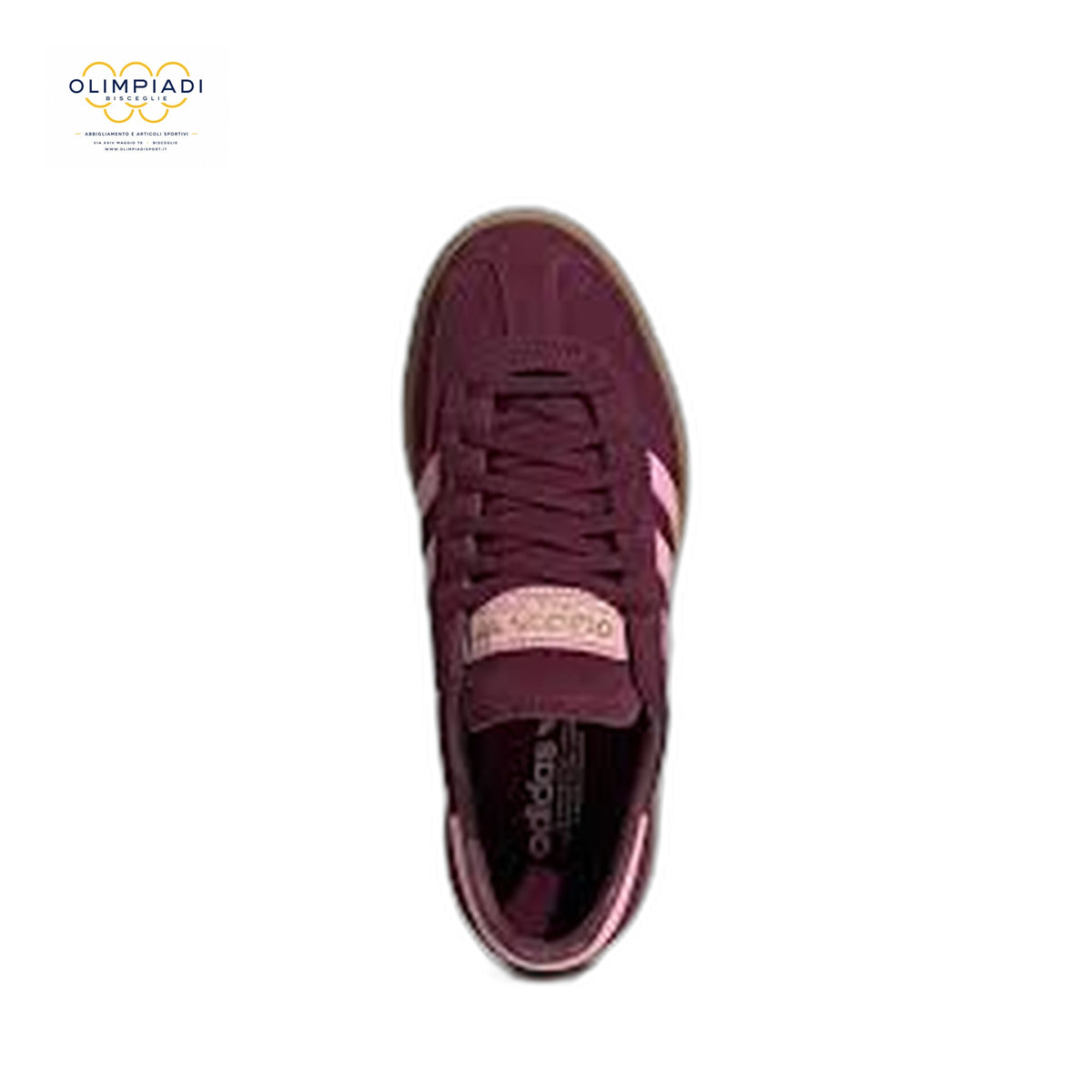 ADIDAS SNEAKERS HANDBALL SPEZIAL DONNA BORDEAUX/ROSA KI6804