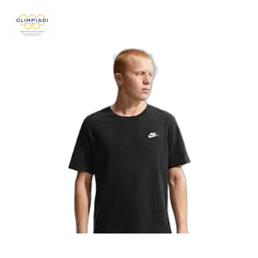 NIKE T-SHIRT SPORTSWEAR CLUB UOMO NERA AR4997-024