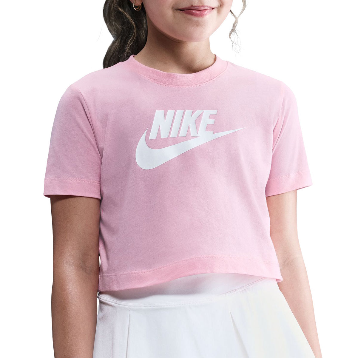 NIKE T-SHIRT CROP K FZ5548 503