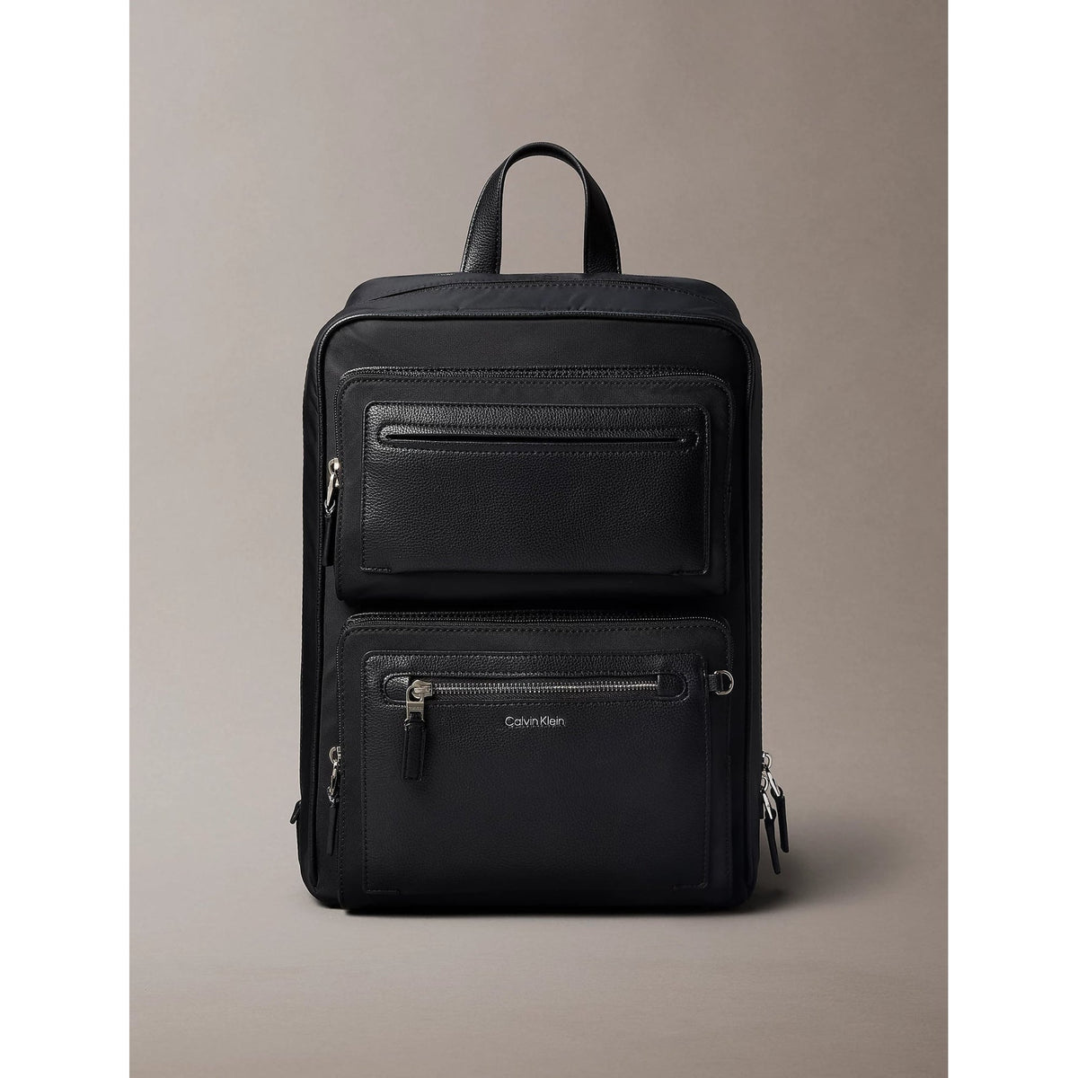 Calvin Klein borsa Raised Logo Double Pocket LV04D3498G-UB1 nera